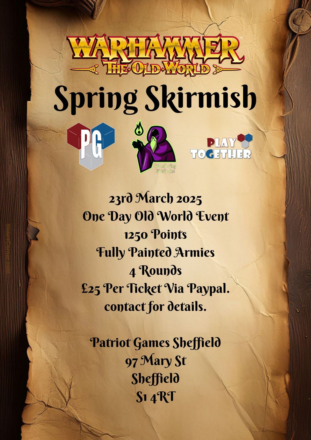 Spring Skirmish - 1250pts - Old World