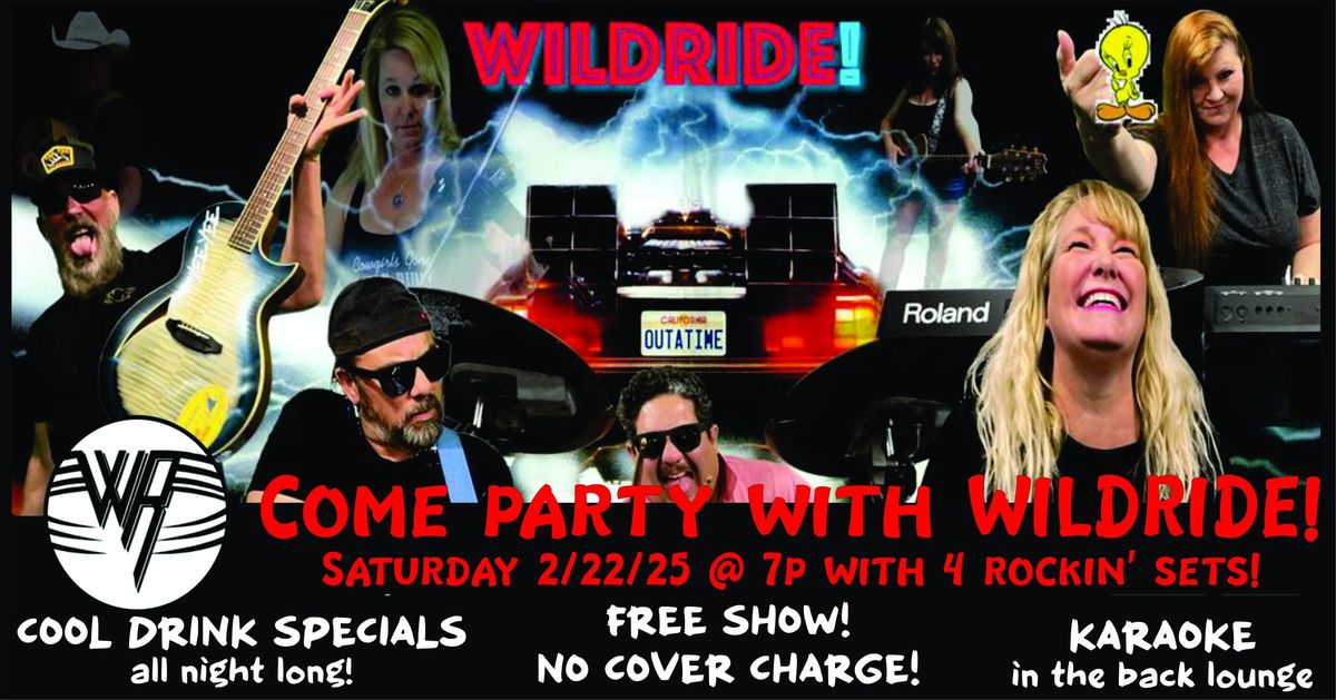 Come rock with WILDRIDE! @ The Outlaw - NO COVER CHARGE!