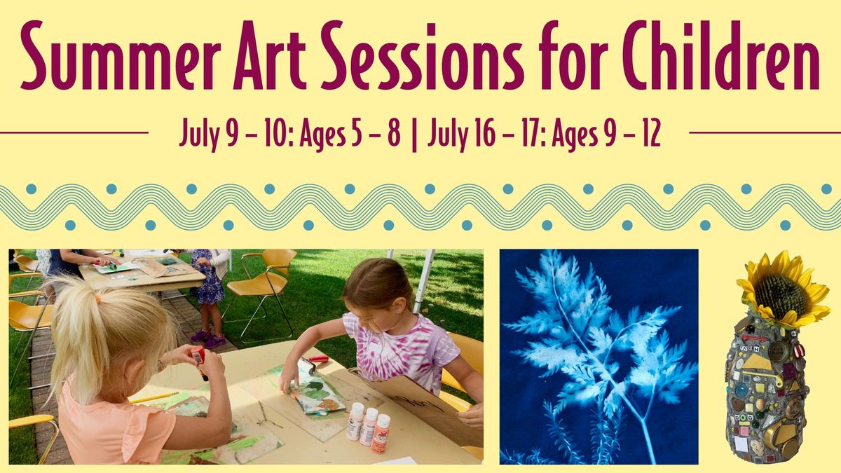 Summer Art Sessions for Children @ the Woodson Art Museum