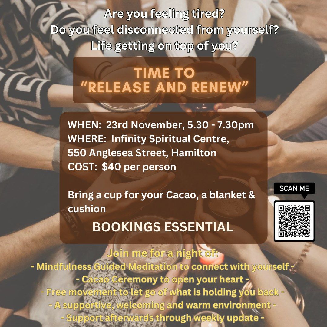 RELEASE AND RENEW CACAO CEREMONY