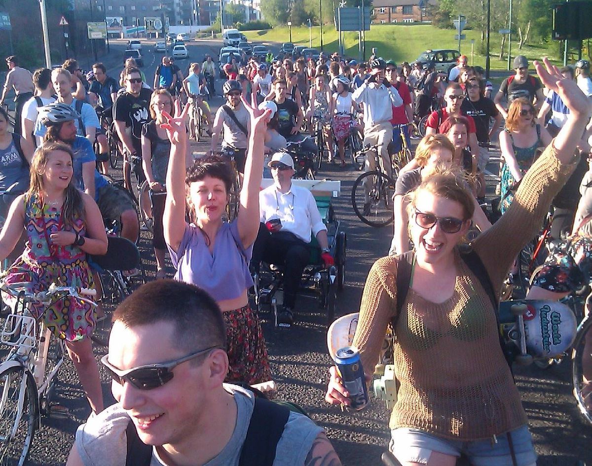 Critical Mass Cycle ride - Ride like you care