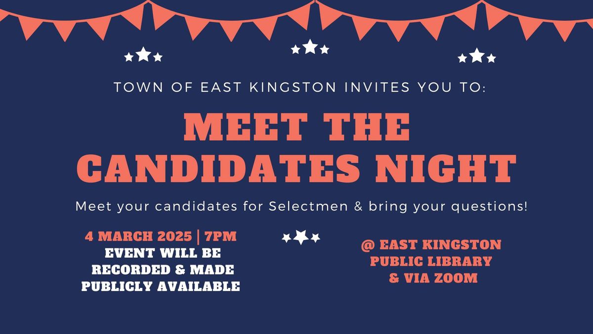 Meet the Candidates Night, East Kingston Selectmen