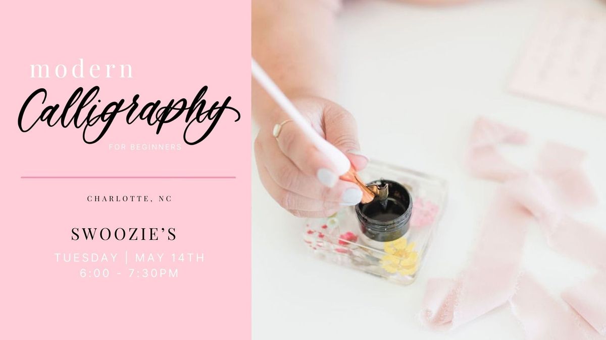 Modern Calligraphy for Beginners at Swoozie\u2019s