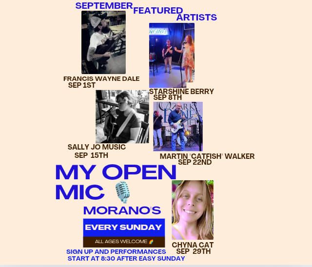 September My Open Mic \ud83c\udf99\ufe0f Morano's