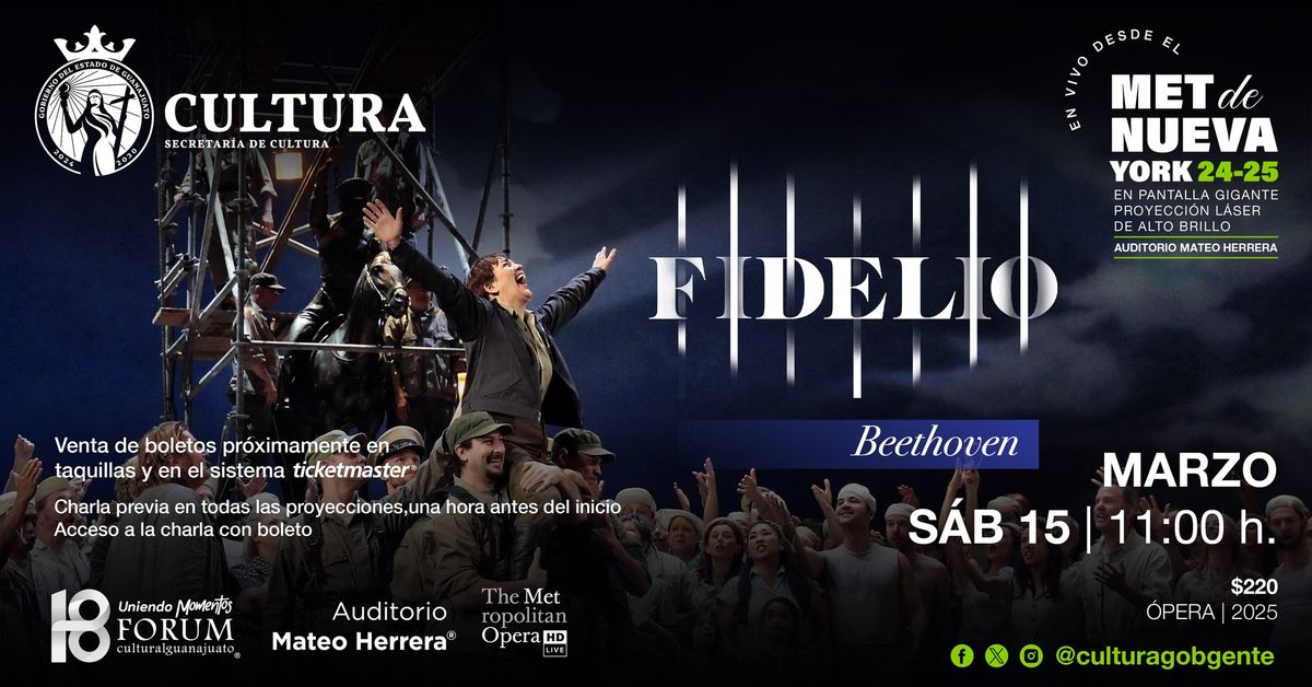 Fidelio, de Beethoven - \u00d3pera en vivo desde el MET de Nueva York