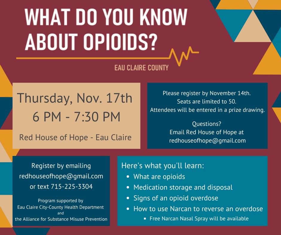 Red House of Hope Opiate awareness presented by EC health dept, 2004