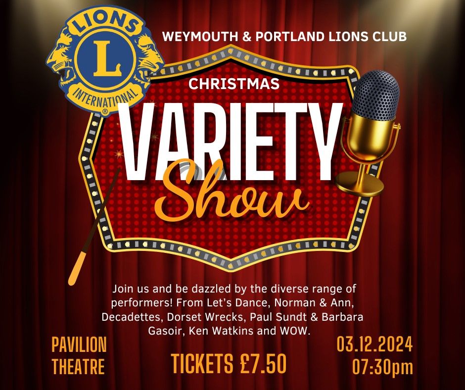 Weymouth and Portland Lions Club presents A Christmas Variety Show