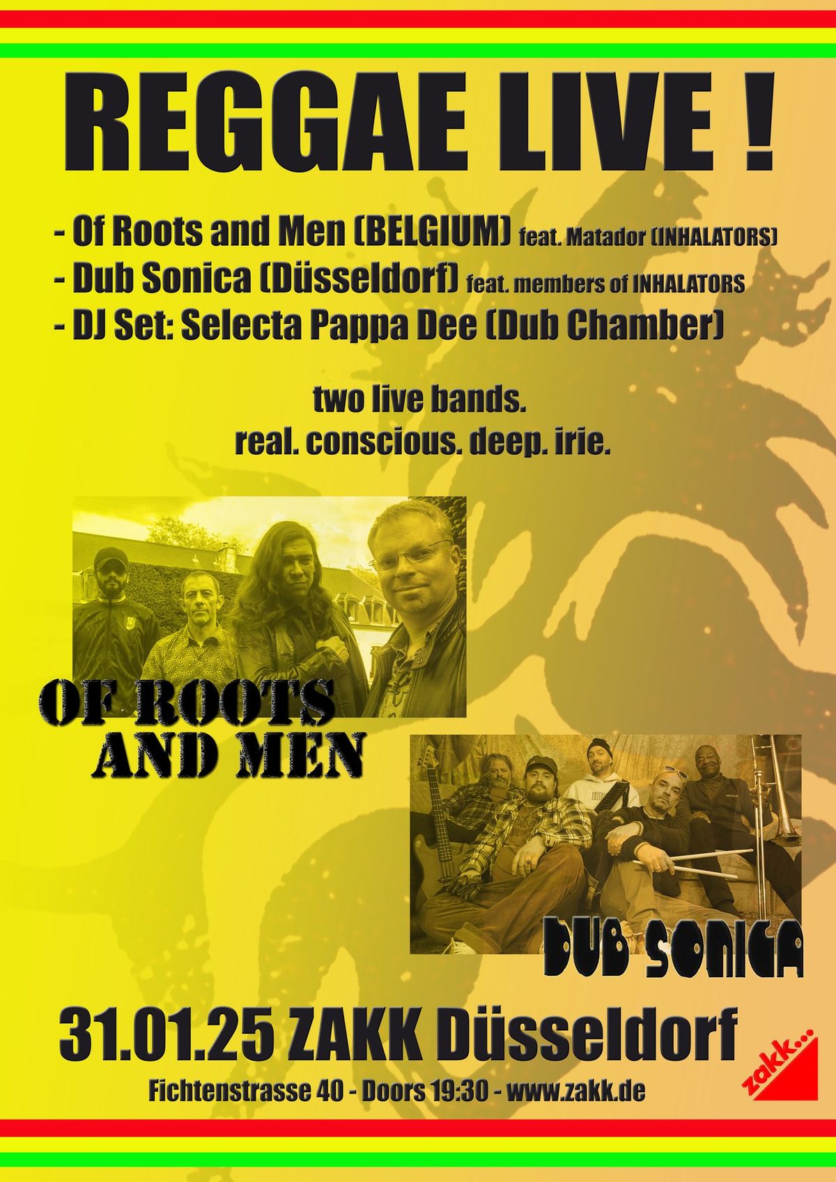 Of Roots and Men + Dubsonica live in concert