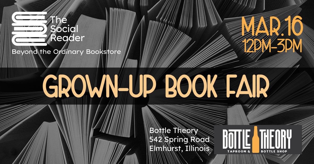 Grown-Up Book Fair at Bottle Theory Taproom 