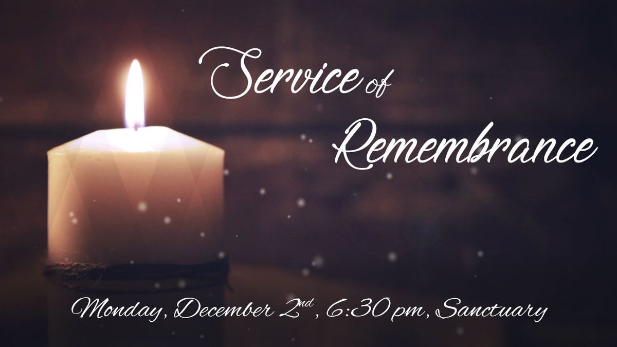 Service of Remembrance