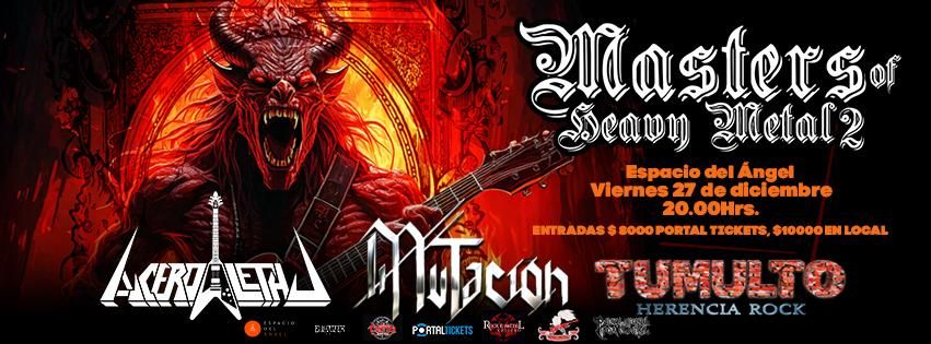 MASTERS OF HEAVY METAL 2. ACERO LETAL - MUTACION - TUMULTO