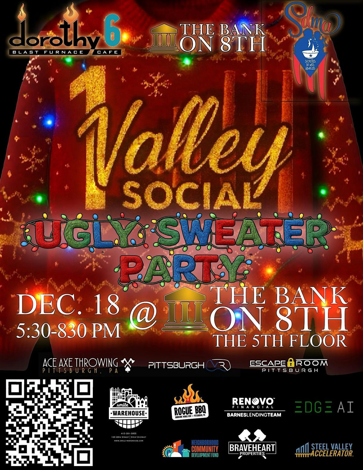 1 Valley Social Ugly Sweater Christmas Party