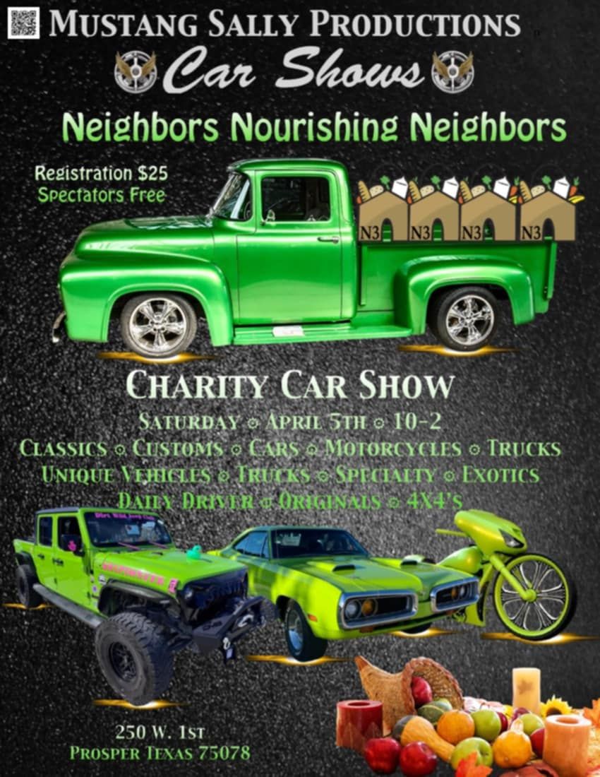 Huge Benefit Car, Truck and Motorcycle Show for N3 Food Pantry