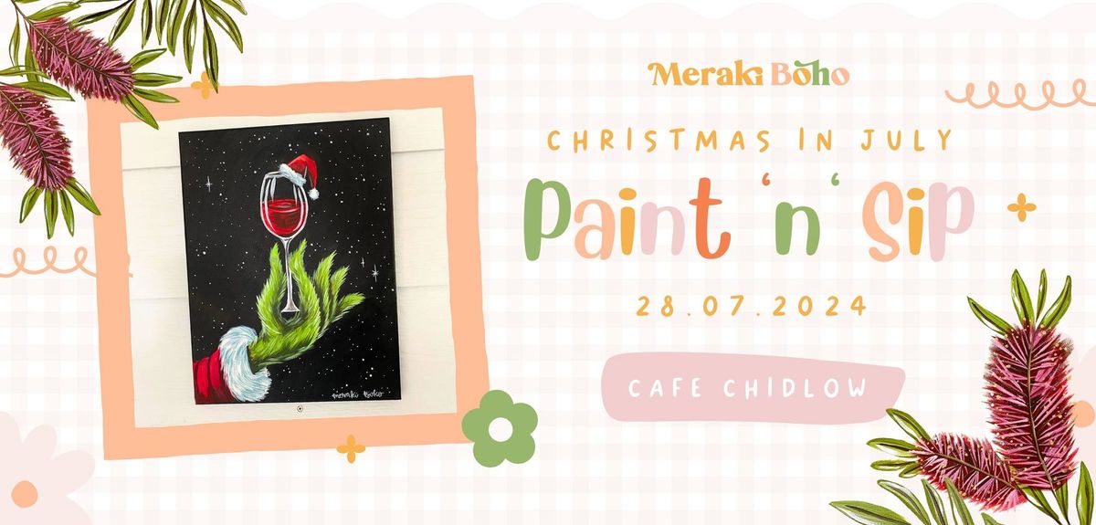 Christmas in July Painting Workshop @ Cafe Chidlow