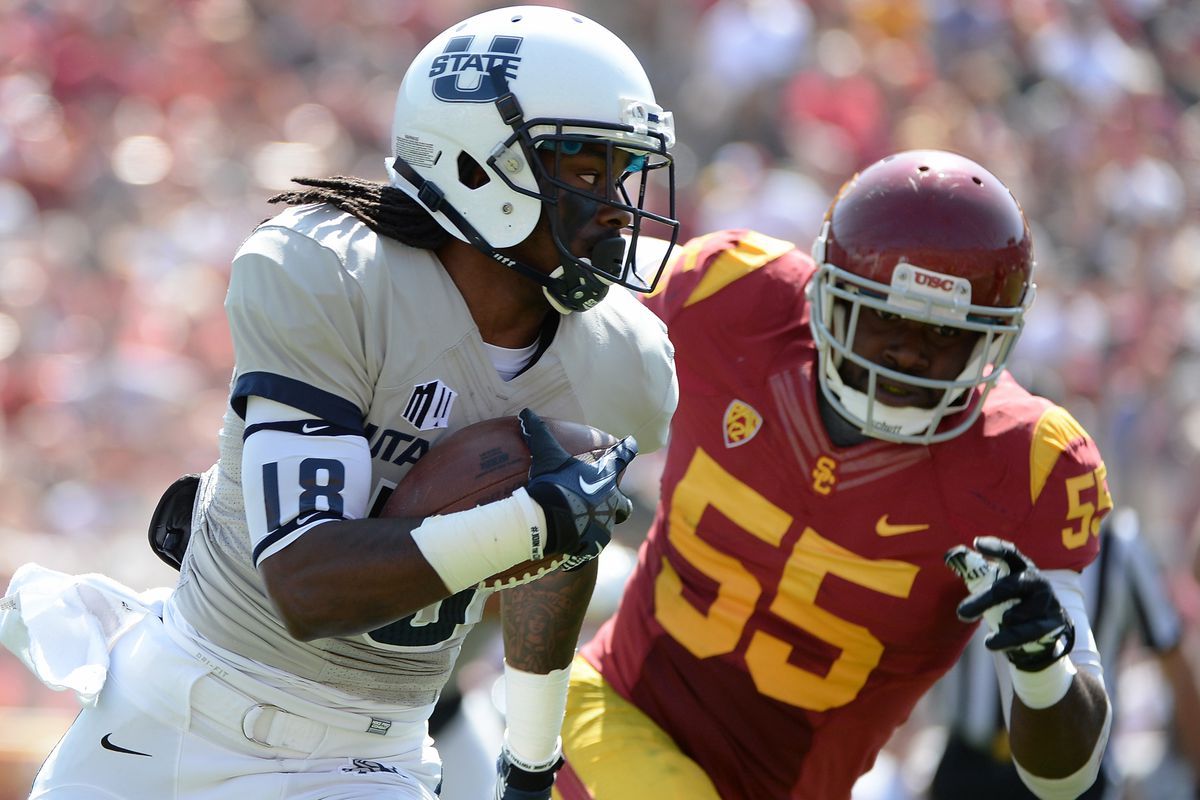 Utah State Aggies at USC Trojans Football