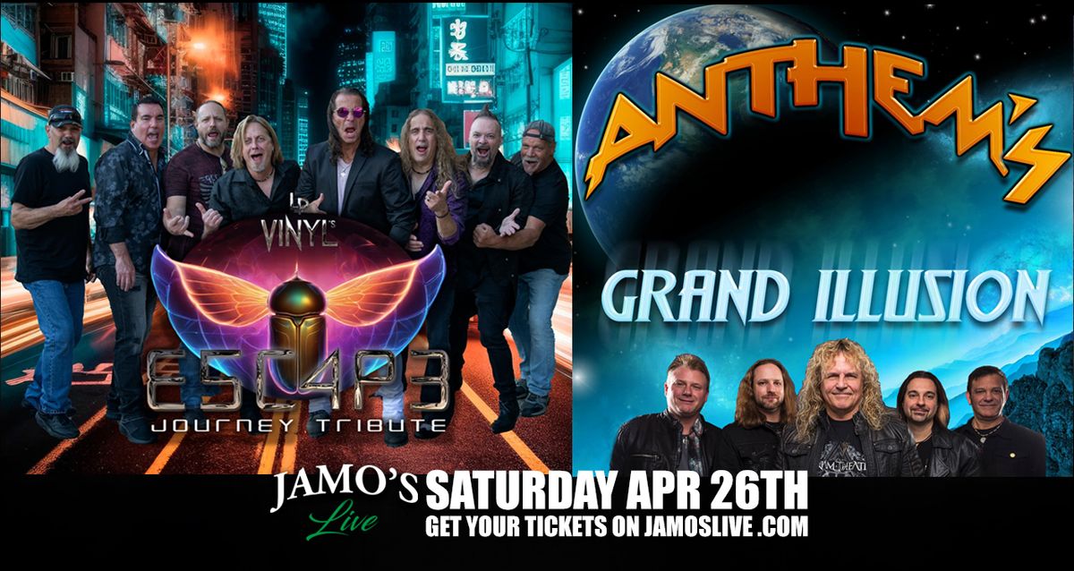 LP Vinyl's Escape & Anthem's Grand Illusion at Jamo's Live