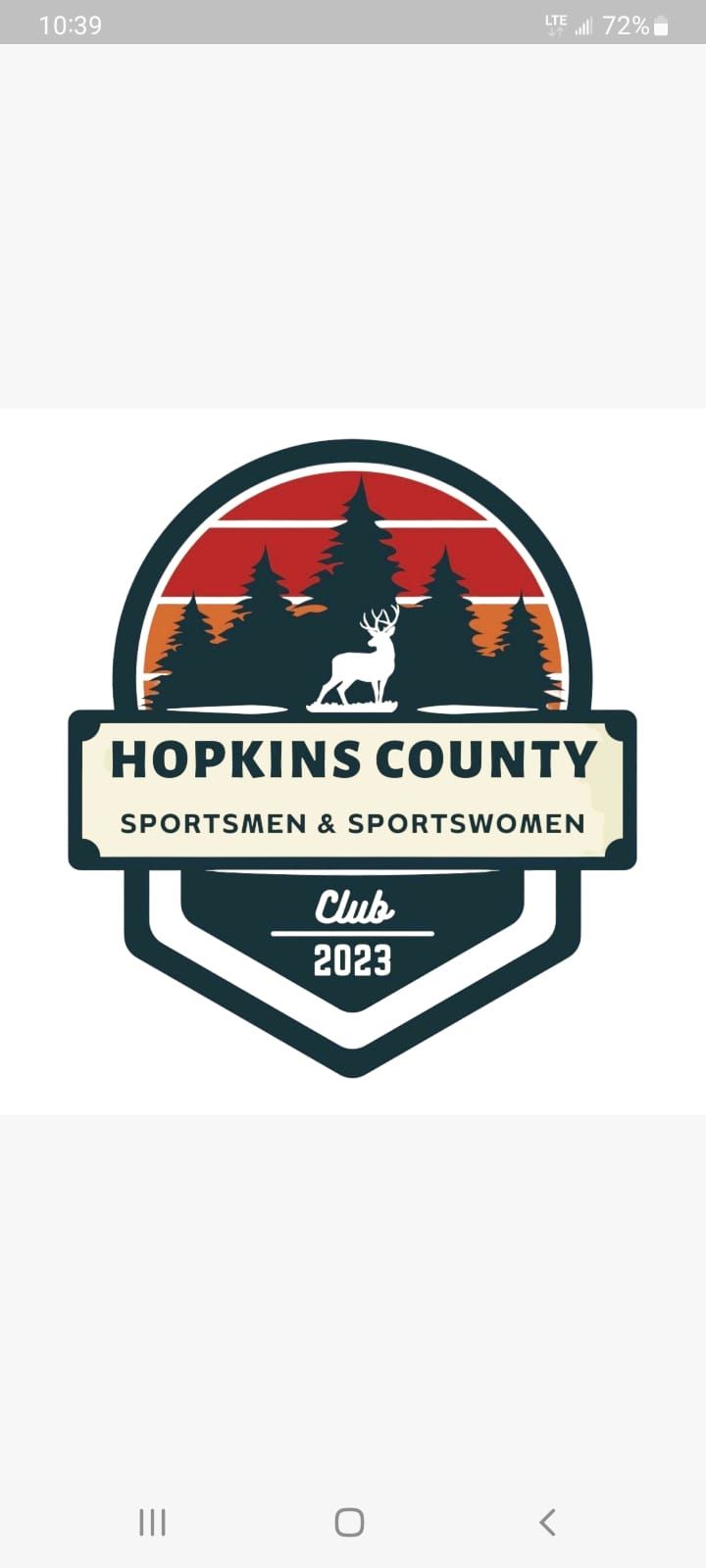 Hokins County Sportsmen & Sportswomen Quarterly Meeting