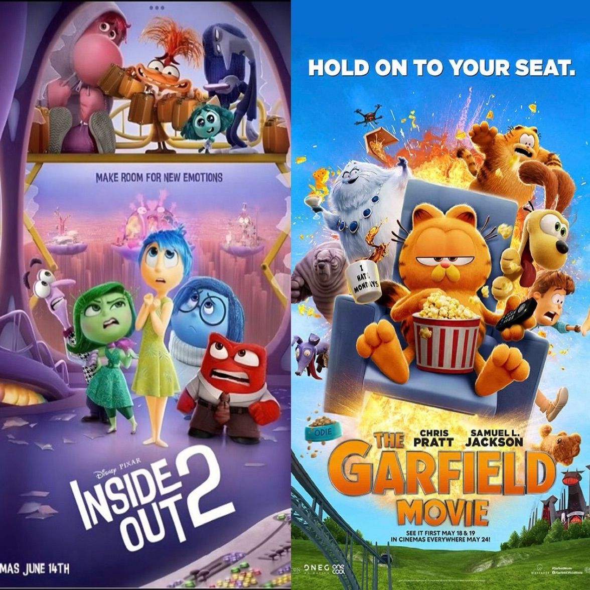 INSIDE OUT 2 with THE GARFIELD MOVIE ?