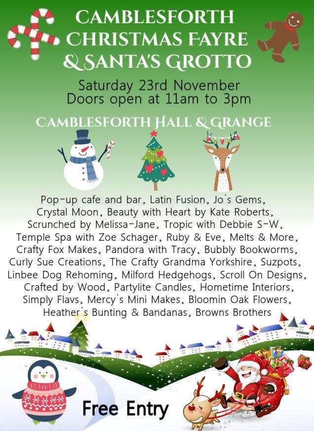 Camblesforth Christmas Fayre & Santa's Grotto