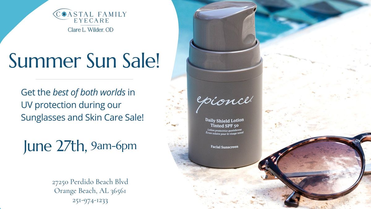 Summer Sun Sale! 