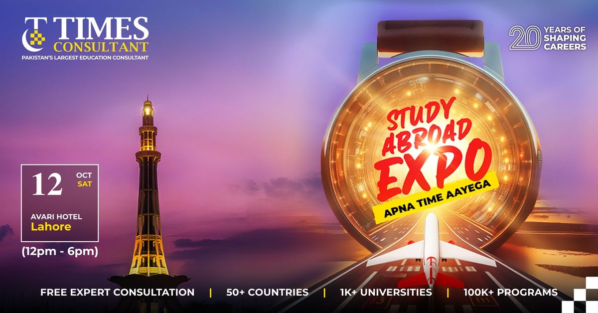 Study Abroad Expo - Avari Hotel, Lahore   