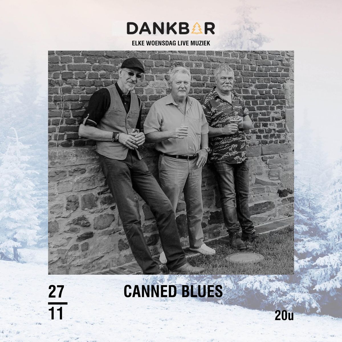 Live muziek in Dankbar: Canned Blues 