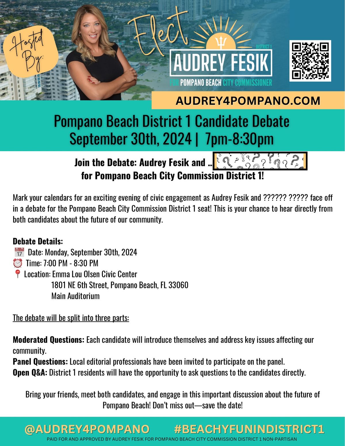 Candidate Debate - Pompano Beach District 1 