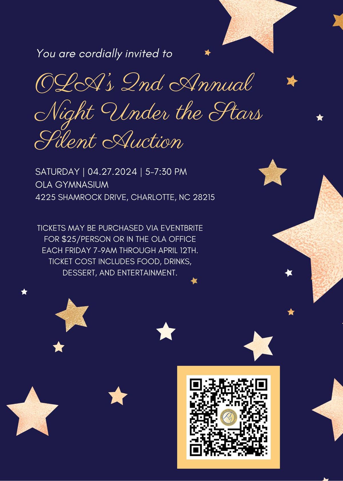 OLA's 2nd Annual Night Under the Stars Silent Auction