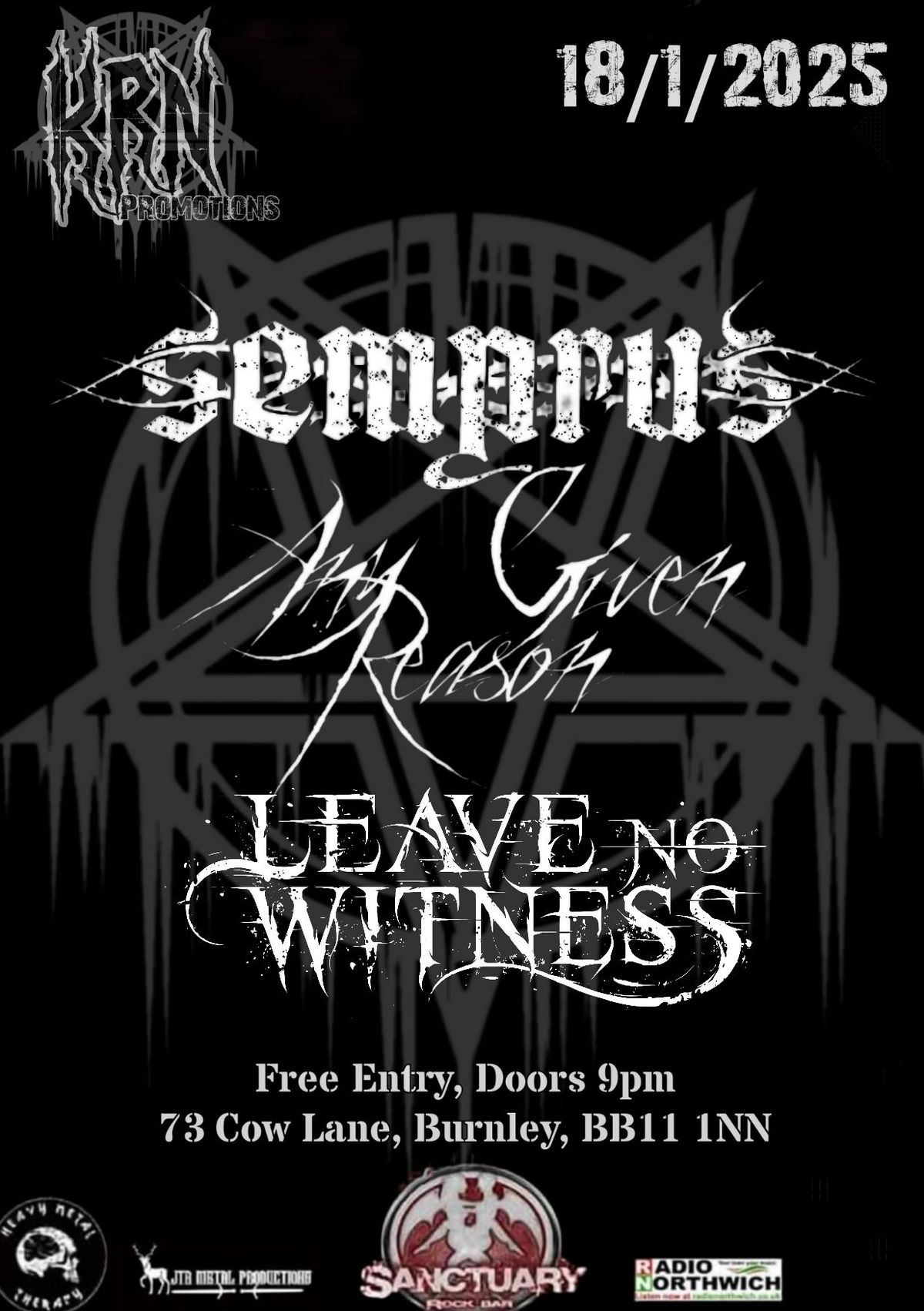 KRN presents Semprus, Any given reason, leave no witness