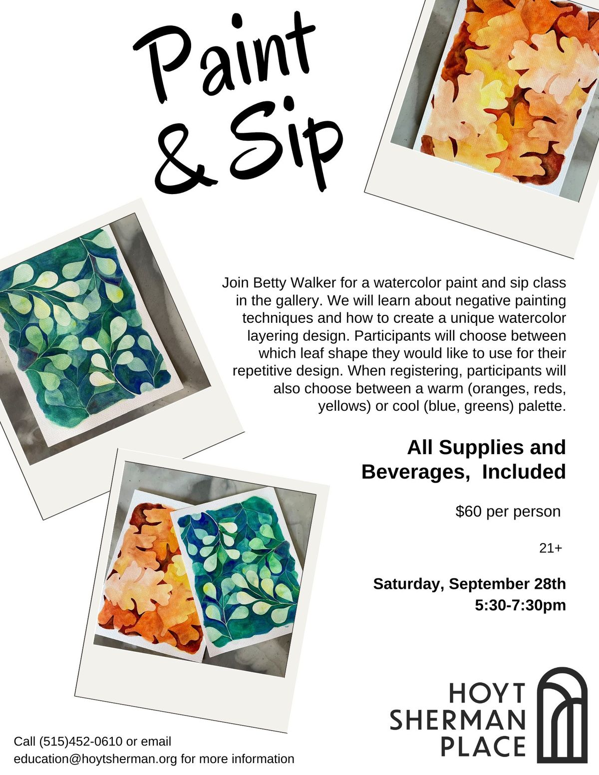 Paint & Sip Class