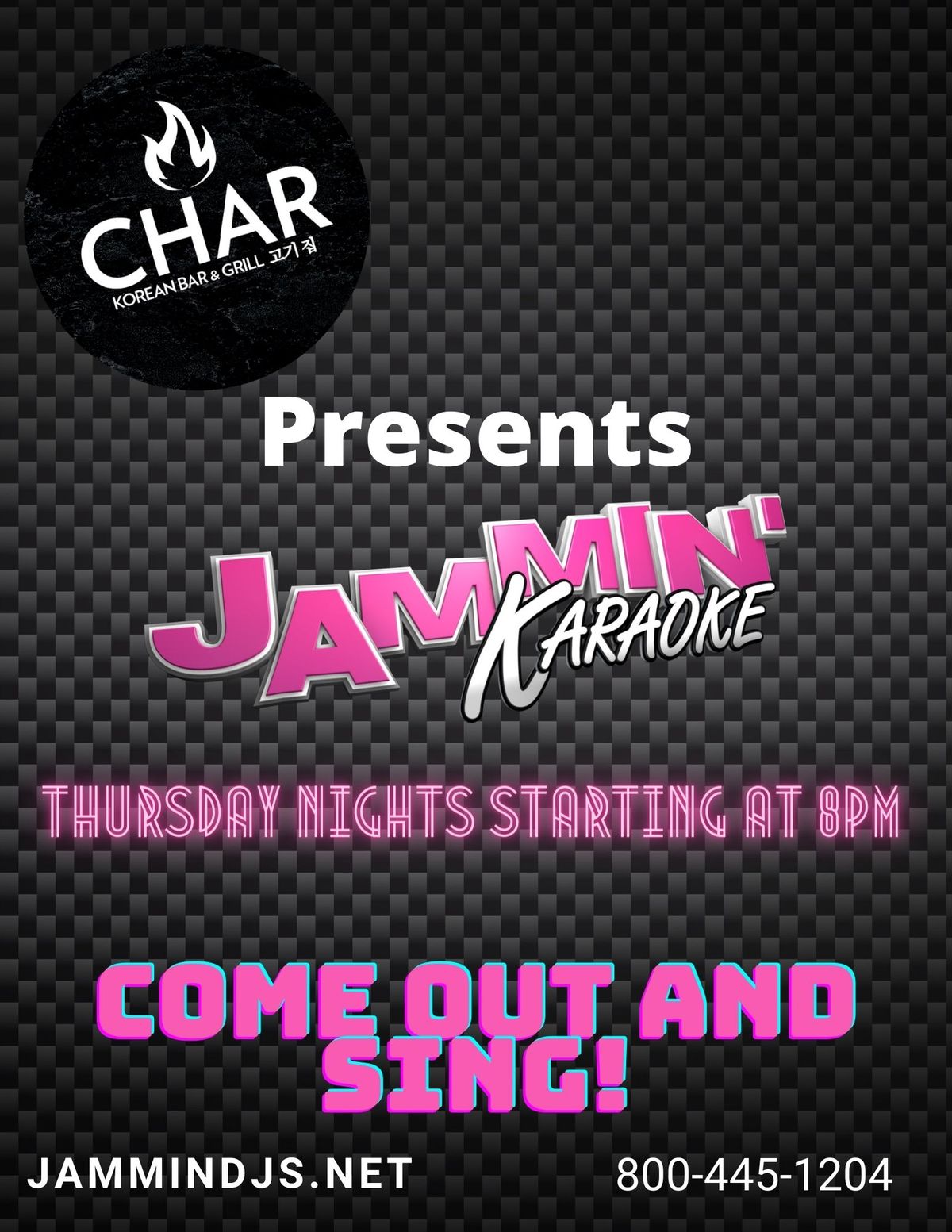 Char Bar Presents JAMMIN Karaoke