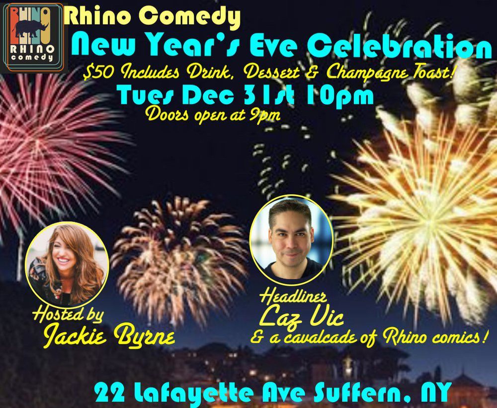 New Year's Eve Comedy Show at Rhino Comedy!