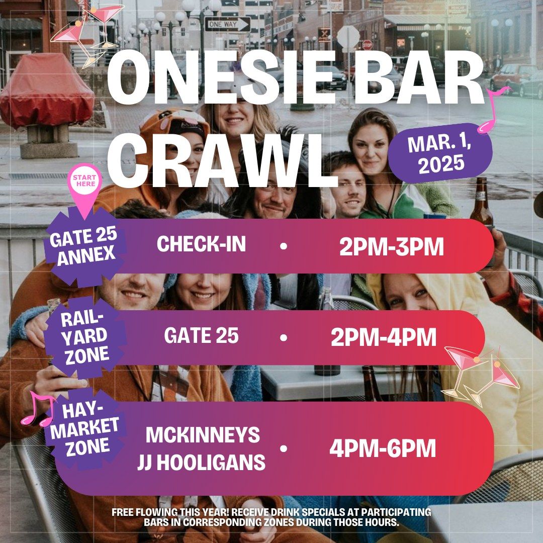 KX96.9 Onesie Bar Crawl 2025