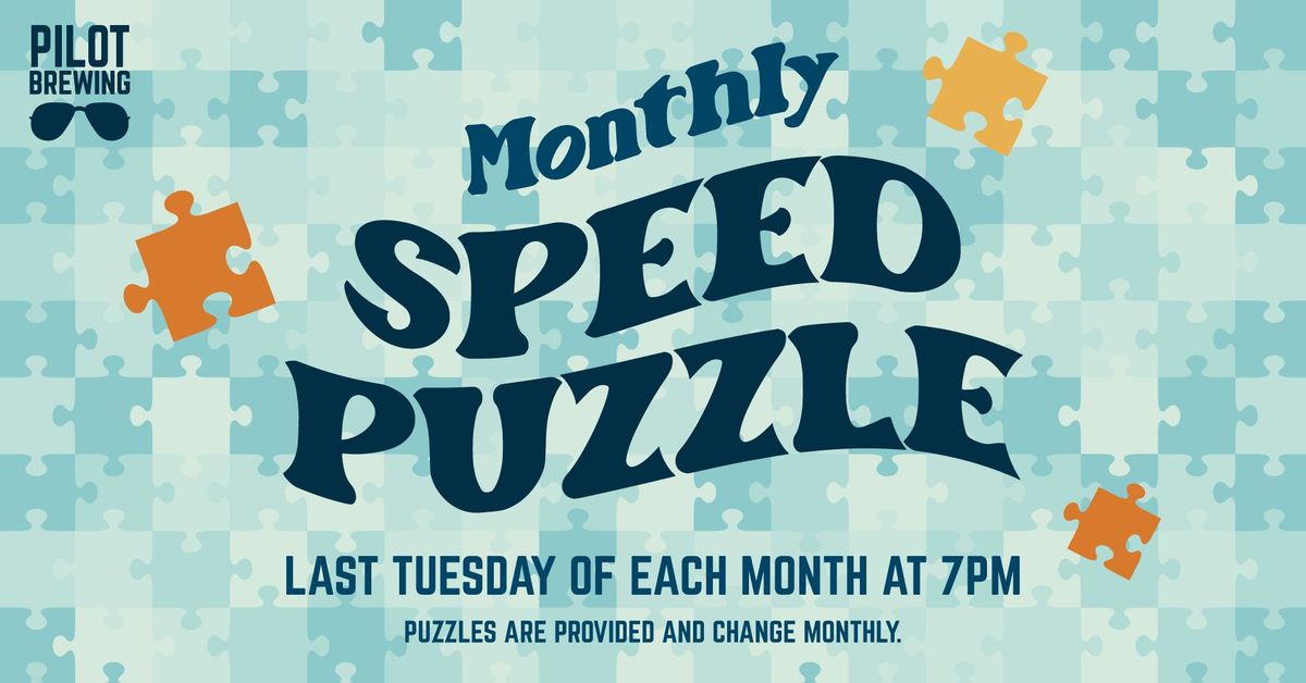 Monthly Speed Puzzle Competition!