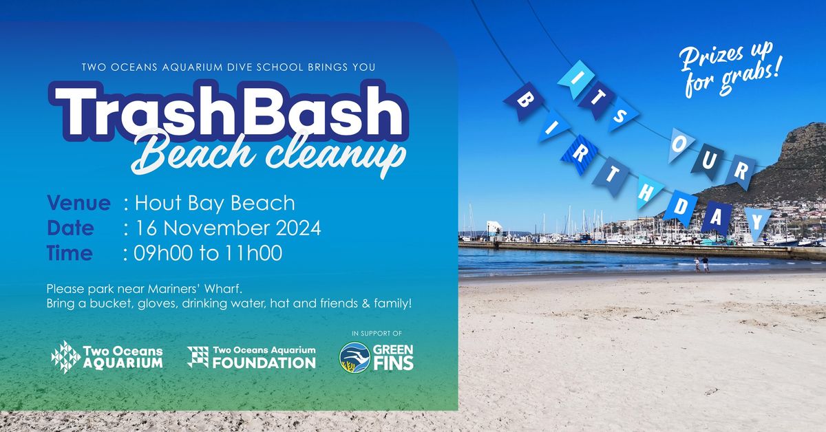 Trash Bash Beach Cleanup | Hout Bay Beach 