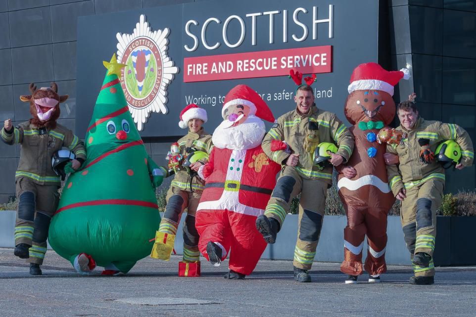 Scottish Fire & Rescue Service Santa Dash 2024