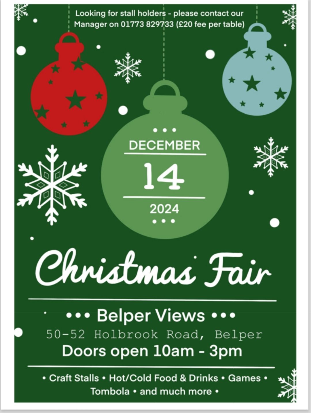 Belper Views Christmas Fair