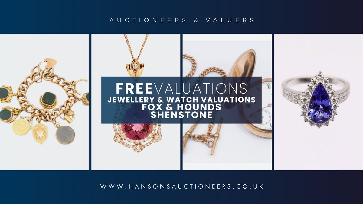 Jewellery & Watch Valuation Day | Shenstone