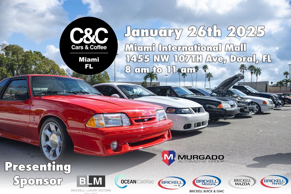 Cars and Coffee Miami January 26th, 2025