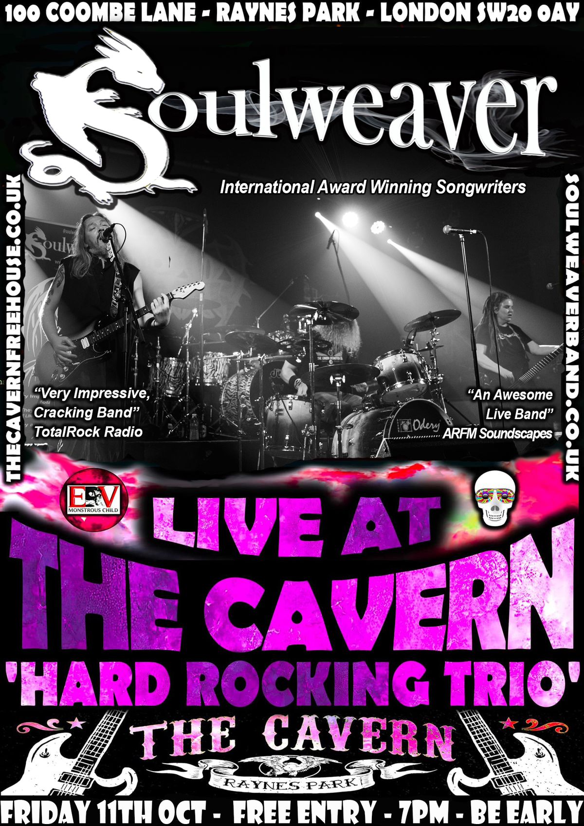 SOULWEAVER @ The Cavern Freehouse, Raynes Park, London. SW20 0AY.