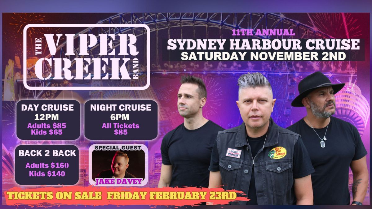 Viper Creek Band - Sydney Harbour Cruise - 2024