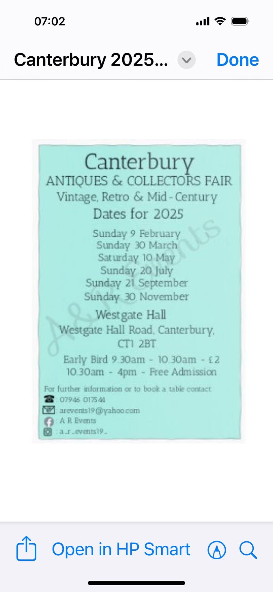 Canterbury Antiques\/Vintage and Retro Fair.