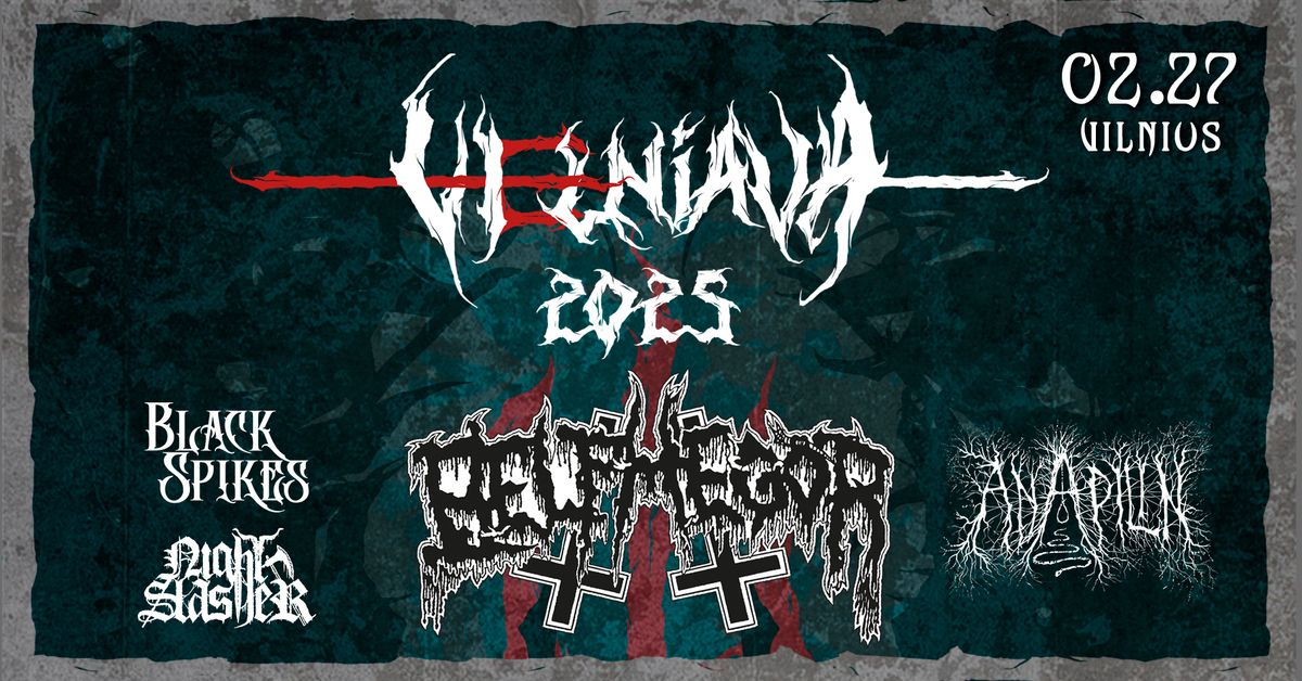 VELNIAVA'2025: Belphegor, Anapilin, Night Slasher, Black Spikes