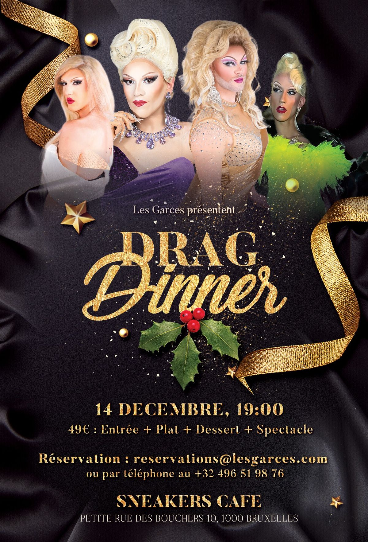 Drag Dinner by Les Garces \/\/ The Sneakers Cafe