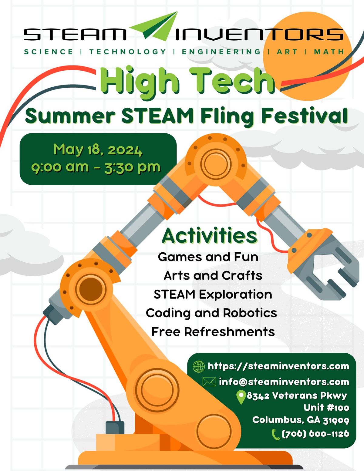 Free Event - High Teach Summer STEAM Fling Festival
