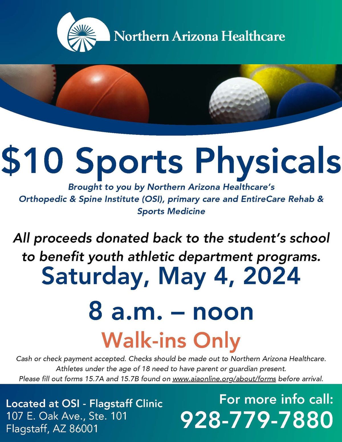 $10 Sports Physicals