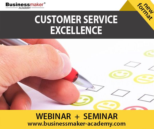 Live Seminar:  Customer Service Excellence