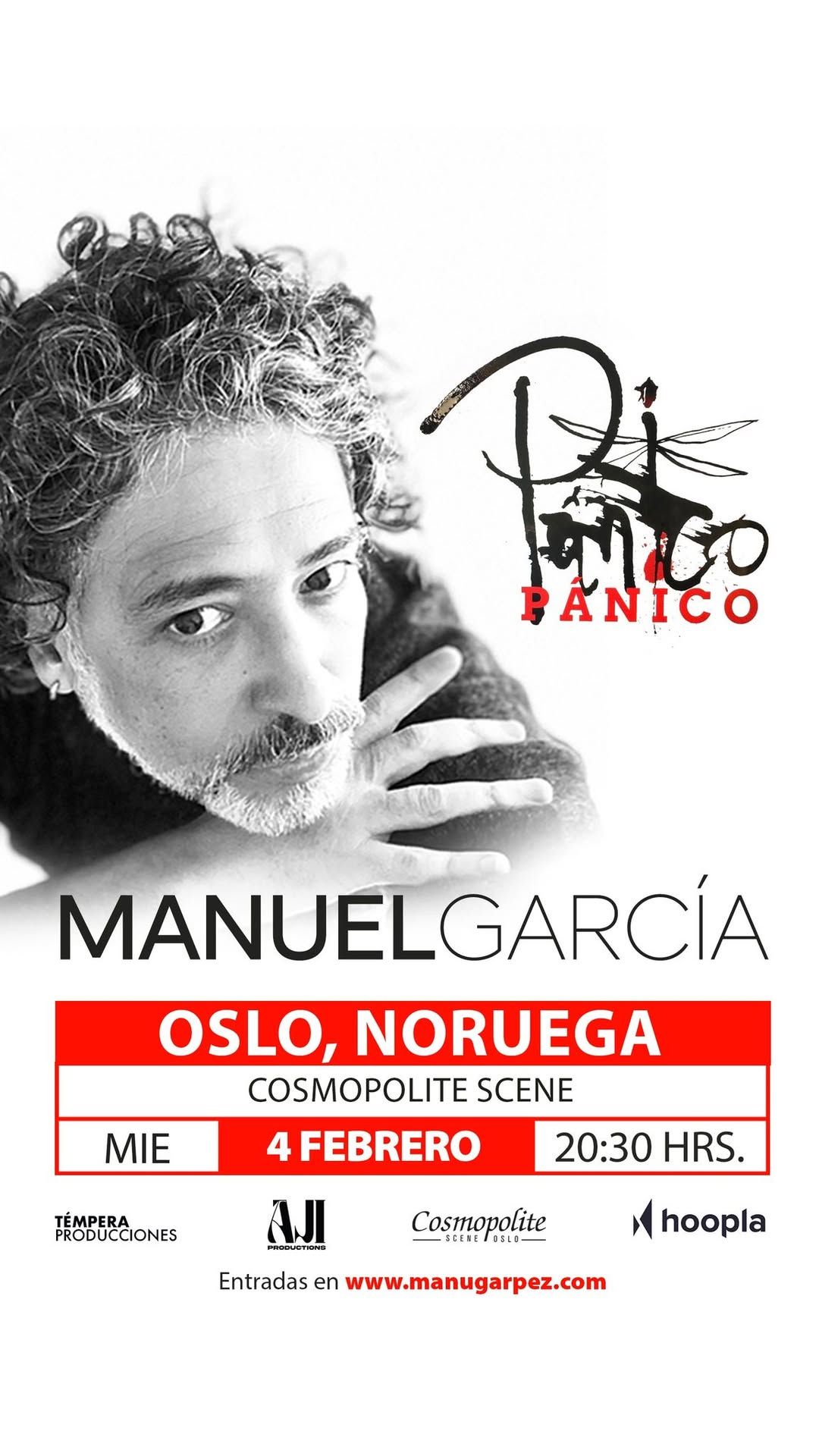 Manuel Garcia unica presentacion en Noruega