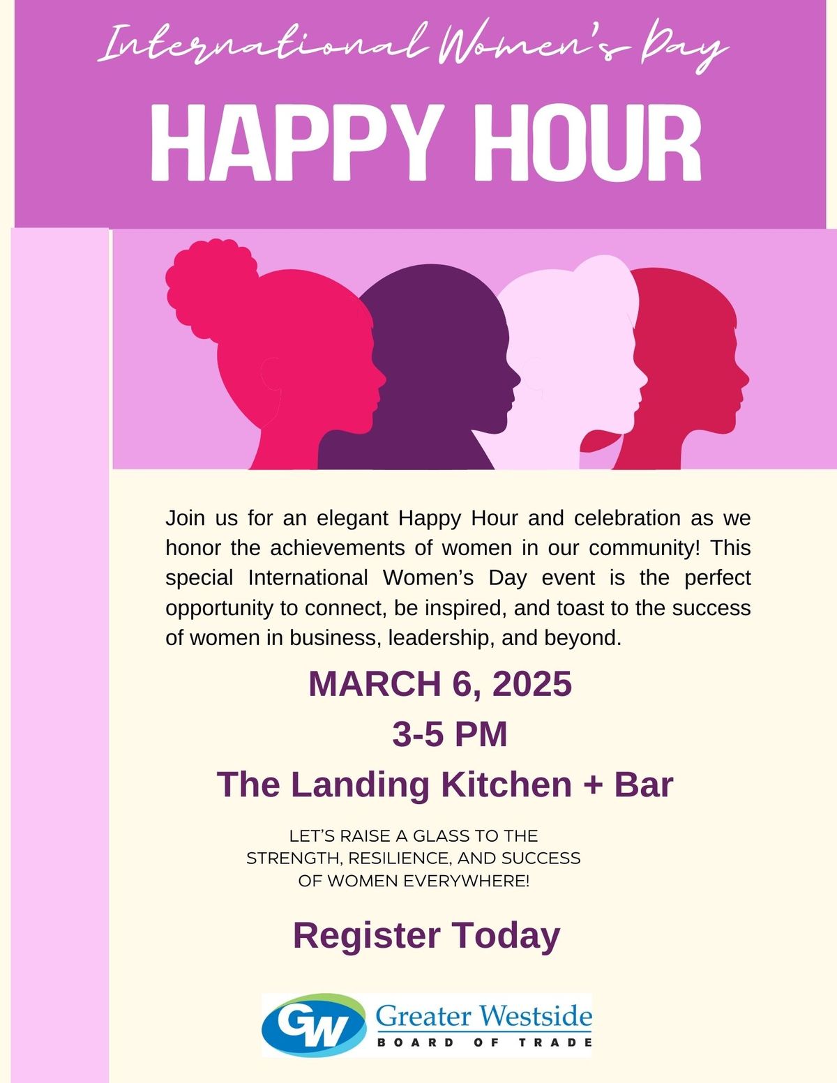 International Woman's Day Happy Hour