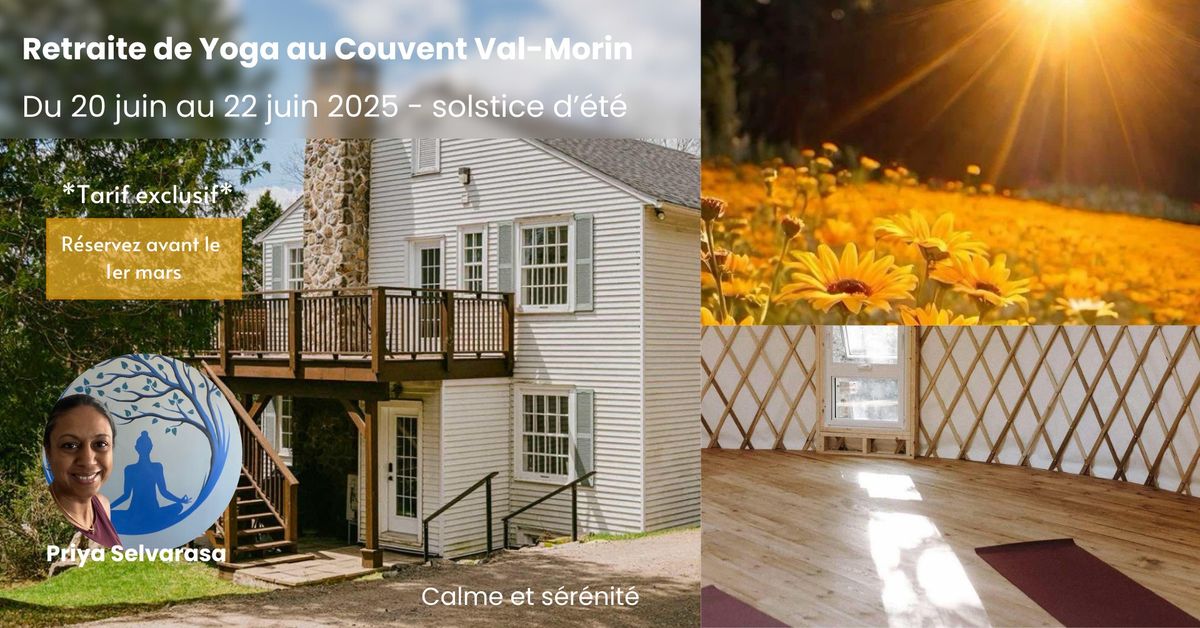 Retraite de Yoga au Couvent Val-Morin